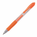 Roller ricaricabile con meccanismo a scatto. Inchiostro gel antisbavature resistente all’acqua. Fusto trasparente. Grip ergonomico. Clip e grip nel colore dell’inchiostro. Ricaricabile con Refill BLS-G2-7.
Punta 0,7mm.