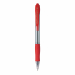 Penna a sfera a scatto con fusto trasparente e impugnatura in gomma. Inchiostro a base d'olio per una scrittura fluida e nitida. Grip e clip nel colore dell'inchiostro. 
Punta: 1mm. Colore: rosso.