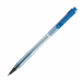 Penna a sfera a scatto con puntale in metallo. Fusto trasparente con scanalature antiscivolo. Sfera in carburo di tungsteno. Inchiostro a base d'olio. Ricaricabile, cod 58138.
Punta 1mm. Colore: blu.