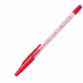 Penna a sfera con puntale in metallo. Ideale per la scuola e per l’ufficio. Fusto trasparente con scanalature antiscivolo. Sfera in carburo di tungsteno. Inchiostro a base d'olio. 
Punta 1mm. Colore: rosso.