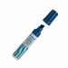 Marcatore universale con inchiostro permanente a base d’olio privo di xilene. Asciugatura rapida. Fusto in metallo. Punta in fibra acrilica. 
Punta scalpello. Tratto da 3,0-12,5mm. 
Colore: blu.