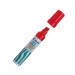 Marcatore universale con inchiostro permanente a base d’olio privo di xilene. Asciugatura rapida. Fusto in metallo. Punta in fibra acrilica. 
Punta scalpello. Tratto da 3,0-12,5mm. 
Colore: rosso.