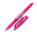 La rivoluzione nella scrittura: scrivi, cancelli e riscrivi con inchiostro termosensibile. Grip ergonomico.
Versione ball con cappuccio e sfera in carburo di tungsteno . Punta 0,7mm. Colore: rosa.