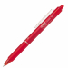 La rivoluzione nella scrittura: scrivi, cancelli e riscrivi con inchiostro termosensibile. Grip ergonomico.
Versione Clicker con sfera di carburo di tungsteno . Punta 0,7mm. Colore: rosso.
