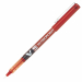 Roller usa e getta ad inchiostro liquido. Livello di inchiostro visibile. Clip in metallo.
Punta 0,5mm. Colore: rosso.