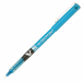 Roller usa e getta ad inchiostro liquido. Livello di inchiostro visibile. Clip in metallo. Punta da 0,5 mm. Colore: azzurro.