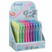 Roller ricaricabile con meccanismo a scatto. Inchiostro gel antisbavature resistente all’acqua. Fusto trasparente. Grip ergonomico. Clip e grip nel colore dell’inchiostro. Ricaricabile con Refill BLS-G2-7.
Punta 0,7mm.