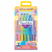 Astuccio 16 colori assortiti Tropical. Guaiava, frutto della passione, papaia, turchese, blu mare, orchidea, lime, lilla, giallo, verde, nero, zafferano, rosa, blu, rosso e viola.
Inchiostro a base d'acqua che non oltrepassa la carta, non macchia e non sb