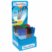 Espositore da banco con 100 penne a sfera a scatto e 200 penne c/capuccio Inkjoy 100 in colori assortiti.