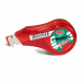 Bianchetto nastro mini formato 5mm x 6mt. Meccanismo di protezione del nastro, avanzamento laterale per correzioni precise. Prodotto con il 69 % di materiale riciclato.