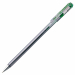 Questa penna Pentel a punta fine ha il cappuccio e il corpo trasparente che permette di controllare il livello della riserva di inchiostro. Lunghezza di scrittura 1200mt. Per chi ama la scrittura fine.
Punta 0,7mm. Colore: verde.
Penna una e getta.