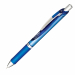 Roller EnerGel con inchiostro gel. Consente una scrittura scorrevole. Asciugatura rapida senza sbavature e senza macchie. Ottimo anche per mancini. Impugnatura in morbida gomma nel colore dell'inchiostro. Clip in metallo. Prodotto con il 54% di materiale 
