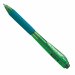 La penna a sfera Pentel WOW! dal design originale è a meccanismo a scatto laterale. Il fusto triangolare ergonomico favorisce l'impugnatura anche grazie al grip in gomma, per un ottimo comfort di scrittura. Asciugatura immediata. Punta 1,0mm. Colore: verd
