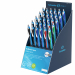 Assortimento di 30 Slider Rave (15 × blu; 10 × nero; 3 × rosso; 2 × verde)
Penna a sfera con tecnologia Viscoglide®
· Per una scrittura estremamente morbida e scorrevole
· Refill gigante Slider 755 XB sostituibile con punta in acciaio
inox resistente all'