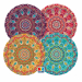 Piatti in carta Mandala. Diametro Ø25cm.