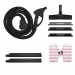 Il Kit consente di utilizzare Polti Vaporetto MV come un pulitore a vapore con aspirapolvere integrato per aspirare, pulire e igienizzare tutte le superfici. Le dimensioni compatte della spazzola multiuso - che viene collegata al tubo flessibile tramite i