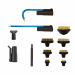 L’utilizzo di questo kit permette di concentrare la pressione del vapore in modo da aver un getto potente ed efficace. L’accessorio concentratore vapore può essere utilizzato sia con sola funzione vapore attivata, sia con la funzione aspirazione: in quest