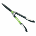 Tagliasiepi con lame ondulate in acciaio rivestite in teflon. Manici in alluminio con impugnatura ergonomica. Lunghezza totale 62cm. Lunghezza lame 23cm - peso 1000g.
