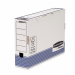 Scatole archivio Bankers Box System nel formato  Large. Aree etichettabili sui dorsi. Patella di chiusura per una maggiore sicurezza. Formato utile LxHxP 8,3x25,3x33,5cm. Confezione da 10 scatole.