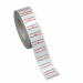 Etichette rettangolari permanenti formato 21x12mm per prezzatrici. Rotolo da 1000 etichette bianche con righe rosse.  Adesivo permanente. Compatibili con prezzatrici TOWA GS, TOWA GM, MOTEX 5500.