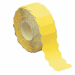 Etichette per prezzatrice Motex 2612/AIREX/METO/PRIX/TOVEL/OPEN. Rotolo da 1500 etichette 26x12mm permanenti ad onda giallo fluo.
