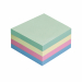 Foglietti adesivi riposizionabili STARLINE in carta certificata FSC 70gr con adesivo a base d'acqua. 400 fogli. Formato 75x75mm.
Colore: assortito tenue (verde-giallo-rosa-azzurro)