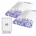 Etichette adesive bianche STARLINE utilizzabili con stampanti laser, inkjet o fotocopiatori. Adesivo permanente. Dotate di margine di sicurezza lungo tutto il perimetro. In scatola da 100 fogli formato A4. 

Caratteristiche di questo articolo:
• Codice: S