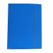 Cartella a 3 lembi Starline in cartone plastificato dai colori brillanti. Dorso cordonato. Chiusura con elastico di colore grigio chiaro. Struttura in cartoncino 600g/m² rivestito da una pellicola lucida in PP. Robusta e resistente ideale per conservare, 