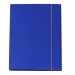 Cartella a 3 lembi Starline in cartone plastificato dai colori brillanti. Dorso cordonato. Chiusura con elastico di colore grigio chiaro. Struttura in cartoncino 600g/m² rivestito da una pellicola lucida in PP. Robusta e resistente ideale per conservare, 