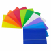 Cartella a 3 lembi Starline in cartone plastificato dai colori brillanti. Dorso cordonato. Chiusura con elastico di colore grigio chiaro. Struttura in cartoncino 600g/m² rivestito da una pellicola lucida in PP. Robusta e resistente ideale per conservare, 