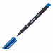 Pennarello indelebile con punta in fibra per superfici lisce, lucidi, CD-DVD. Può rimanere senza cappuccio fino a tre giorni senza seccare.
Punta 1,0mm. Colore: blu.