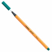 Punta in feltro con rinforzo in metallo per garantire una grande resistenza. Cappuccio ventilato antisoffocamento. Lunga durata anche senza cappuccio. Ideale per lavori con riga , fotocopie e stancils.
Tratto da 0,4mm.
Colore: turchese.