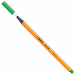 Punta in feltro con rinforzo in metallo per garantire una grande resistenza. Cappuccio ventilato antisoffocamento. Lunga durata anche senza cappuccio. Ideale per lavori con riga , fotocopie e stancils.
Tratto da 0,4mm.
Colore: verde smeraldo chiaro.