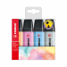 Evidenziatore stabilo boss pastel. Nuovi colori pastello per completare una gamma di successo. Per chi ama evidenziare con colori più delicati e alla moda. Doppia ampiezza di tratto 2+5mm. Tecnologia Stabilo Anti-Dry-Out: resiste fino a 4 ore senza cappuc