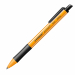 Penna a sfera con meccanismo a scatto. Realizzata con 79% di plastica riciclata. Impugnatura in morbida gomma anti-scivolo. Inchiostro super-scorrevole per una scrittura fluida e ricaricabile con refill standard. 
Tratto 0,5mm. Colore: nero.