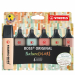 Evidenziatore stabilo boss pastel. Nuovi colori pastello per completare una gamma di successo. Per chi ama evidenziare con colori più delicati e alla moda. Doppia ampiezza di tratto 2+5mm. Tecnologia Stabilo Anti-Dry-Out: resiste fino a 4 ore senza cappuc