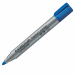 Marcatore con inchiostro a base d’acqua con punta sintetica per lavagne a fogli mobili. Non passa la carta. Inchiostro Dry Safe: non secca se lasciato senza cappuccio. Con clip. Punta tonda da 2mm. Colore: blu.
