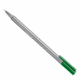 Fineliner con punta superfine tratto 0.3mm in metallo, fusto ergonomico triangolare in polipropilene, a garanzia di lunga durata. Inchiostro a base d'acqua e lavabile. Sistema Dry-safe: può rimanere per giorni senza cappuccio e non seccare.
Colore: verde 