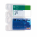 Espositore con porta carte di credito, schede telefoniche, tesserini di riconoscimento, nuovepatenti,viacard,tessere ACI, etc. In polipropilene buccia.