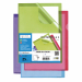 Cartelline in PVC colorato, alto spessore, con apertura a L e lunetta laterale per facilitare l'inserimento o l'estrazione. Ideali per raccogliere fogli e documenti. Non scivolano durante l'archiviazione. Formato interno 210x297mm. Formato esterno 232x322