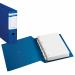Raccoglitore in Colpan® (cartone rivestito in PVC) con meccanismo a 4 anelli (a D). Dotato di finestrino avvolgente con etichetta e di occhiello per l'estrazione in tinta. Ideale per archiviare documenti di frequente consultazione. Formato esterno: 260x31