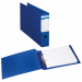 Raccoglitore ad album in Colpan® (cartone rivestito in PVC) con meccanismo a 2 anelli (a D). Dotato di finestrino avvolgente con etichetta e di occhiello per l'estrazione in tinta. Formato contenuto: 300x220 mm (A4 album). Diametro anelli: 40 mm. Colore b