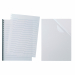 Confezione da 100 copertine trasparenti in PVC rigido adatte alle rilegature con spirale o dorsino rilegafogli. Resistenti allo strappo, garantiscono un'ottima protezione dei documenti. Formato 210x297mm.