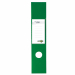 Copridorso autoadesivo in PVC morbido con porta cartellino ed etichetta intercambiabile. Dotato di foro adattabile a qualunque registratore e retro adesivo coprente. Formato 70x345 mm. Colore verde.