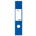 Copridorso autoadesivo in PVC morbido con porta cartellino ed etichetta intercambiabile. Dotato di foro adattabile a qualunque registratore e retro adesivo coprente. Formato 70x345 mm. Colore blu.