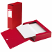 Cartelle in Colpan® (cartone rivestito in PVC) chiusura a tre lembi con bottoni automatici. Dotate di porta cartellino con etichetta intercambiabile. I dettagli in tinta evidenziano eleganza e raffinatezza. Ideali per archiviare progetti, disegni, documen