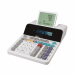 Calcolatrice unica che coniuga la funzionalità di una calcolatrice stampante ed una da tavolo. La combinazione di un display a 12 cifre con uno LCD a 5 righe permette di by-passare la necessità di stampare il calcolo e con la funzione Check&Correct (fino 