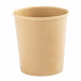 Bowl monouso tonda avana per zuppe in cartoncino riciclabile. 
Grazie al suo design, la ciotola non si unge e non perde liquidi, la capienza della ciotola è di 780 ml. 
Riscaldabile in forno fino a max 180°C per 10 min e in microonde a max 800W per 4 min.