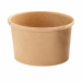 Bowl monouso tonda avana per zuppe in cartoncino riciclabile. 
Grazie al suo design, la ciotola non si unge e non perde liquidi, la capienza della ciotola è di 250 ml. 
Riscaldabile in forno fino a max 180°C per 10 min e in microonde a max 800W per 4 min.