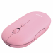 Mouse wireless ricaricabile con forma minimalista arrotondata e pulsanti silenziosi;  è alto solo 27 mm.  il design ambidestro soddisfa gli utenti mancini e destri. Il mouse wireless Puck offre due diverse opzioni di connessione. Innanzitutto c'è il micro
